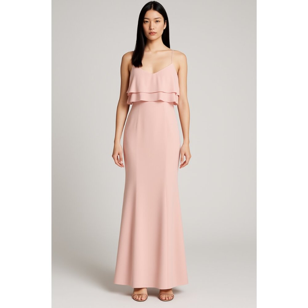 NWT Likely Monte Popover Maxi Gown in Seashell Pink Size 0